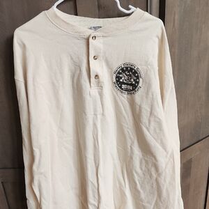 Men's Cream Motorcycle Shirt